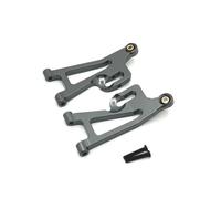 COMODO Frente Abajo Arm Swing para 1/14 RC Car 14209 14210 - Metal Suspension Arm Replación, 65mm, 2pcs(Dark Grey)