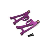 COMODO Frente Abajo Arm Swing para 1/14 RC Car 14209 14210 - Metal Suspension Arm Replación, 65mm, 2pcs(Purple)