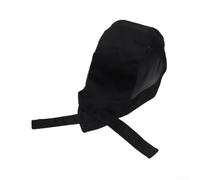 Cómodo gorro de chef con malla pirata y algodón para largas horas en cocinas calientes, adecuado para todos los géneros (A)