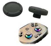 Cómodo joystick de repuesto para Anbernic RG406VH - Paquete de 2 piezas de controlador de juegos PLA con agarre suave, fácil de instalar, palanca compacta de 1,4 cm para actualización (gris) (negro)