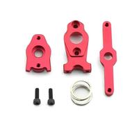 COMODO Metal Axle Carrier & Knuckle Arm Suspension Parts for 1/16 Scale RC Cars - Incluye Skidplate y Shaft Componentes(Steering Assembly)