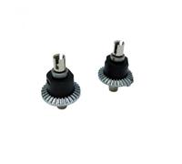 COMODO Metal Differential Gear Set para RC Cars - 2pcs Front & Rear Diff Replacement Parts Compatible con 124017 144010 144001 Serie