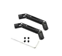 COMODO Metal Drive Shaft para 1/10 RC Crawler Cars - 2pcs 57-70mm Compatible con MN D90 D91 D96 99s B14 B24 C24 B16 D12(Black)
