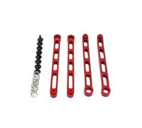 COMODO Metal Fixed Pull Rod para 1/10 RC Crawler - Conexión de guía de reemplazo Compatible con MN Mn82T LC79 N82S MM82Pro(Red)