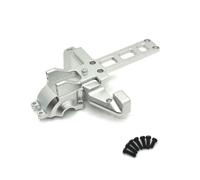 COMODO Metal Front and Rear Gearbox Cover Set para 1/10 Scale RC Car Models Compatible con 16207 18208 H6V3 M162 M173(Silver)