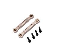 COMODO Metal Front Steering Rod Links for 1/14 Scale RC Cars - Aluminio Upgrade Substitución Part Compatible con Varios Modelos(Yellow)