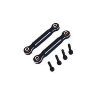 COMODO Metal Front Steering Rod Links for 1/14 Scale RC Cars - Aluminio Upgrade Substitución Part Compatible con Varios Modelos(Black)