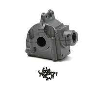 COMODO Metal Gearbox Cover for 1/14 and 1/12 Scale RC Cars - Transmisión de reemplazo Residencia Compatible con 144010 144001 14 4002 124016 12 4017 1240.18 12 40.19(Dark Grey)