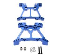 COMODO Metal Shock Tower Set Frente y atrás para 1/10 Escala 4x4 RC Vehículos - Compatible con VXL Modelos 6838 6839(Blue)