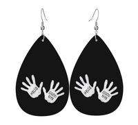 Cómodo Mujer Pendientes Academia Umbrella - Klaus Hands Aretes de lágrima Vintage Pendientes de gota para Cumpleaños Fiesta Niñas
