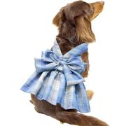 Cómodo perro Harness, lindo atado arness, 28 x 40 cm de tamaño, chaleco para perros, fácil de put, transpirable, tejido para caminos diarios, aventuras al aire libre, rojo, SkyBlue,