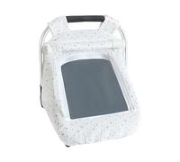 & Cómodo Protector de Moisés para Bebé con Ventana Transpirable Funda Protectora para Asientos de Seguridad de Color Sólido para Viajes Funda Transpirable para Asiento de
