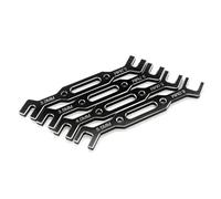 COMODO Pushrod Adjust Spanner Set para RC Model Car Repair Compatible con 1/10 Model de Escala(Black)