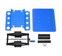 COMODO RC Car Repair Work Stand con Lift Manual, 2.36 a 5.51 Pulgadas Estación de Trabajo Ajustable con Anti-Slip Pad, Compatible con 1/8, 1/10, 1/12, 1/16 Escala de Control Remoto Cars(Blue)