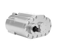 COMODO RC Crawler 2-Speed 48P Transfer Case Gearbox 1/10 Scale Steel Gears Ratio 1.8:1 0.7:1 Compatible con 1/10 RC(Silver)