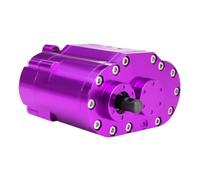 COMODO RC Crawler 2-Speed 48P Transfer Case Gearbox 1/10 Scale Steel Gears Ratio 1.8:1 0.7:1 Compatible con 1/10 RC(Purple)