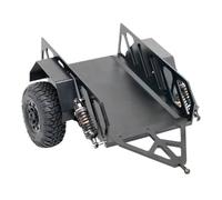 COMODO RC Crawler Cargo Trailer 1/10 Escala Cargador de Aluminio Compatible con 1/10.90046 TF2 CC01 Carros RC Transporte Pesado(C)