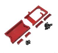 COMODO RC Tail Beam Steering Gear Bin con Shock Absorber Bracket para 1/10 Scale Crawler - Drivetrain de reemplazo Compatible con Mang D91 D96 MN98 99S V1(Red)