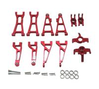 COMODO Roda de Ruedas de Silla de rotación para 1/16 RC Car Compatible con M163 1620816209 16210 H16V3(Red)