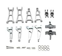 COMODO Roda de Ruedas de Silla de rotación para 1/16 RC Car Compatible con M163 1620816209 16210 H16V3(Light Grey)