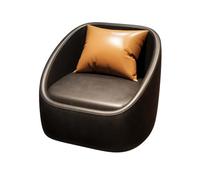 Cómodo sofá biplaza, sofá tapizado de cuero de primera calidad con asiento profundo para cafeterías, bares y salones, ideal para asientos cómodos