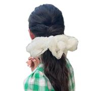 Cómodos coleteros de rosas para mujer, grandes y elásticos, coleteros franceses, accesorios suaves para el cabello, accesorios para el cabello