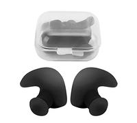 Cómodos Enchufes de la Oreja de Natación de Silicona Suave para el Buceo y la Protección del Surf 1 par (BLACK)