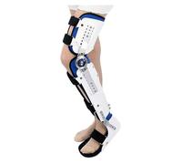 Cómodos soportes for tobillo y pierna, ortesis for miembros inferiores, rodillera transpirable fija for artritis, lesiones en las articulaciones y rodillera ortopédica con bisagras, protector de ortes