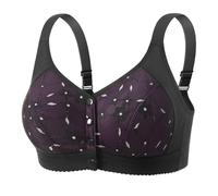 Cómodos sujetadores sin aros para mujer, ropa interior estilo chaleco con tirantes anchos, perfecto para el día a día y para poner cosas juntas, Negro , XL