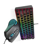 Cómodos teclados con cable y paquetes para un uso prolongado, materiales antifatiga, múltiples sistemas operativos de precisión, kits de teclados con cables