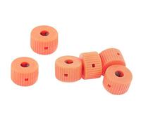 COMOK 6pcs 6mm Hole Dia Magnetizer and Demagnetizer for Screwdriver Bits and Tips, Powerful Rare-Earth Magnet, Orange