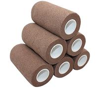 COMOmed - Vendaje médico microporoso y cohesivo, venda de crepé autoadhesiva, vendaje envolvente veterinario para caballos, caucho natural, 10 cm x 4,5 m