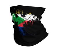 Comorin La Bandera del Águila del Pueblo De Las Comoras Mujer Hombre Snood Suave Bufanda Tubular Térmica Calentador De Cuello para Invierno Clima Frío Correr Senderismo
