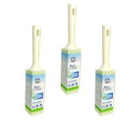 COMPAC HOME Magic-Stone Limpiador de porcelana con asa, hecho de vidrio reciclado, limpiador de inodoro, elimina las manchas de cal difíciles de porcelana o accesorios de baño, paquete de 3