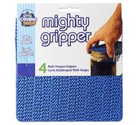 Compac Home Mighty Gripper - Abridor de botellas y tarros, también se utiliza como almohadilla antideslizante para estabilizar imágenes, teclados, lámparas, muebles y más, 4 unidades