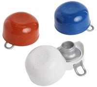 COMPAC Home - Tapa de lata de Compac, mantiene las bebidas carbonatadas frescas y efervescentes, convierte las latas en botellas, tapa de lata, tapa de seguridad para bebidas de lata, rojo/blanco/azul
