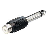 Compact adapter 6,3 mm mono plug - rca-jack