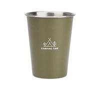 Compact Camping Cup, 3.94 inch Stainless Steel Coffee Cup, Travel Drinkware for Hot Cold Beverages, Heat Resistant with Compact Travel Design, Camping Mug for Outdoor Activities, Mountain Climbing