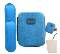 Compact Cooler Case, Temperature Display Insulated Medication Organizer