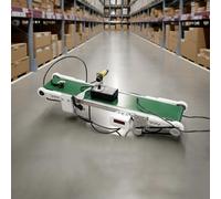 Compact Desktop Conveyor Belt, 10x100cm Electric Conveyor Cargo Lane, with Automatic Counter, 1.8-7.6cm/s Adjustable Speed, Compact Desktop Conveyor Belt, for Popular Science Friction Experiments