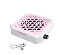Compact Dust Nail Collector, portátil Nail Vacuum, High Suction Cordless Motor with Low Noise, Rechargeable Collection Device, Compact Filter Chamber Build, Salon Grade Cleanup Tool, Manicure Use