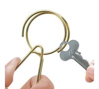 Compact Key Ring Organizer - Sturdy Metal Clip, Secure Rust Resistant Holder, Lightweight Pocket Attachment, Functional Everyday Accessory | Men Women Car Home Work Belt Wallet Purse Travel Security