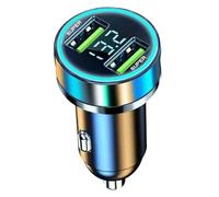 Compact Portable Car Charge - USB Car Charger Digital Display - 120w/240w Cars Charger USB - with Digital Display For Quick, Efficient In-Charging For Fast Charging