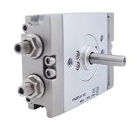 Compact Rotary Cylinder Rack&pinion Size 10mm CRQ2BS/CDRQ2BS 90 180 Degree With Air Cushion Magnet Pneumatic Actuators(CRQ2BS10-90C)