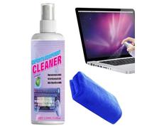 Compact Screen Cleaner, Gentle Dust Remover, Universal Spray Solution, 120 ml Portable Wipe Kit, Electronic Device Care Supplies, Cleaning Accessory for Keyboard, Monitor, Phone, Car