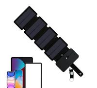 Compact Solar Charging Kit - Waterproof USB Panel for Mobile Devices | Folding Power Source, Portable Charger for Outdoor Travel, Backup for RV Car Explorer Hiking Home