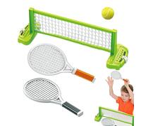 Compact Tennis Set, Mini Play Kit, Interactive Sport Equipment, Indoor Outdoor Activity, Lawn Park Gathering, Game Gear for Backyard, Beach, Holiday,28.5x8.4x9.3cm