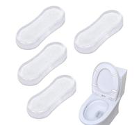 Compact Toilet Seat, Bumpers Silicone Pads, Portable for Toilet, Seat Lid
