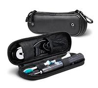 Compact Toothbrush Travel Case for Oral-B Pro 1000/1500/Oral-B Smart 1500 Electric Toothbrush, Electric Toothbrush Travel Case for Philips Sonicare ProtectiveClean 4100/5100/7500 Toothbrush Black
