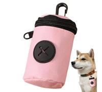 Compact Waste Bag Holder - Pet Cleanup Carry, Zipper Clip Pouch with Easy Dispense Feature, Portable Bag, Walking Accessory, Utility Case for Managing Pet Waste During Daily Walks at Home Travel